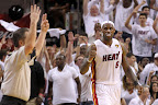 Big Three Strong In Opener. LeBron James Gets First Finals Win. lebron james nba 110531 mia vs dal 48 game 1 Big Three Strong In Opener. LeBron James Gets First Finals Win.
