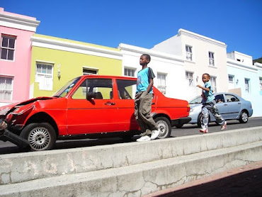 Ariana Karamallis MacPherson
MUP, Winter 2011

Running in the Bo-Kaap Cape Town, South Africa
During apartheid the largely Muslim community in the Bo-Kaap neighborhood resisted resettlement and painted their homes bright colors&mdash;still preserved today&mdash;to symbolize their presence in the city.