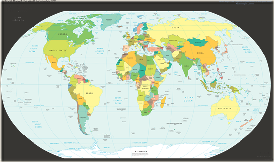 11-12_Political_Color_Map_World