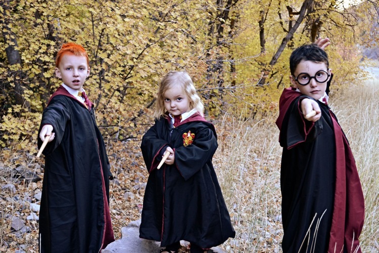 Harry Potter Costumes from A Lemon Squeezy Home