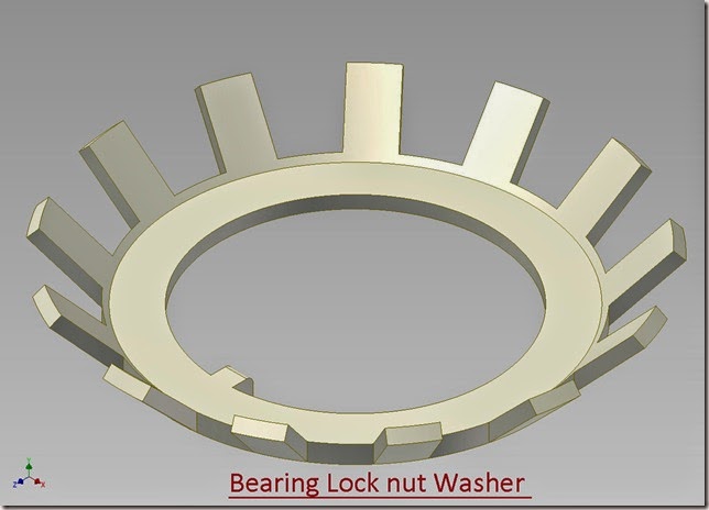 Bearing Lock nut Washer
