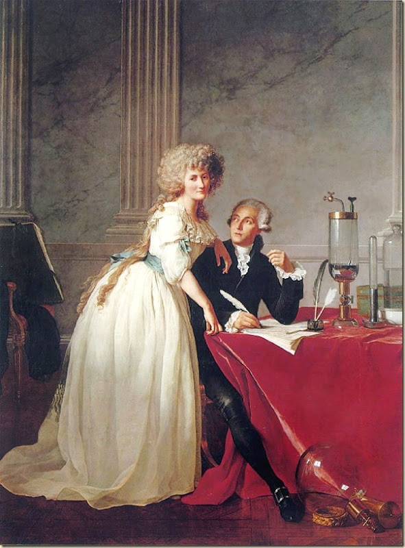 Jacques Louis David, Portrait de Monsieur Lavoisier et sa femme
