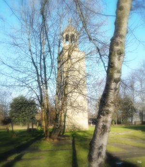The old church tower.