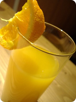 Cocktail sans alcool simple jus d'orange
