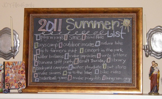 summer list JOY