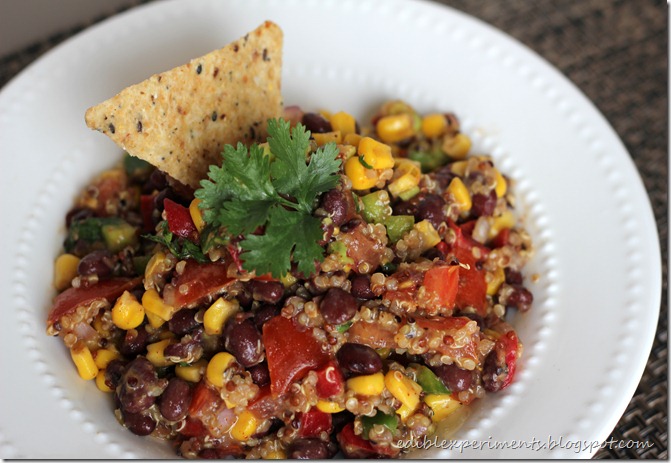 Black Bean and Corn Quinoa Salad