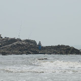 Qingdao - Plage shilaoren 石老人 － Pêcheurs