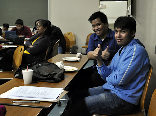 Deaf participants Feliciano Manio Jr. and Moises Libot (MCCID)