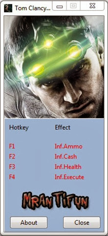 Splinter Cell Blacklist 1 Trainer For 1 01 Download