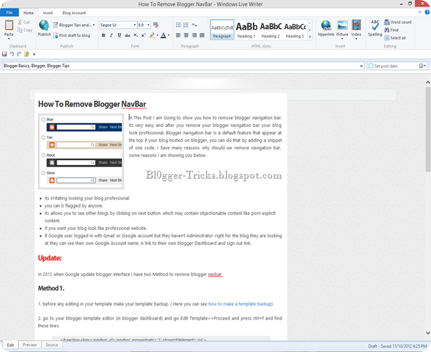 Windows live Editor Preview Click on Image For View Original Size