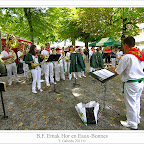 Batterie Fanfare Emak Hor, de Saint Pée Sur Nivelle, actuando en la fiesta de las flores, 14 de agosto 2011 en Eaux-Bonnes