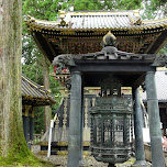 ancient bell created by the King of Holland at the toshogu shrine in Nikko, Japan in Nikko, Japan 