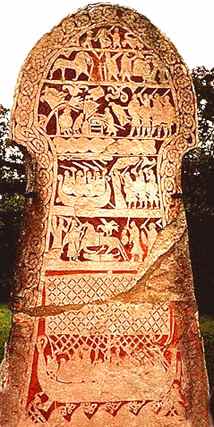 Odinic Ritual Stone At Larbro, Asatru Gods And Heroes