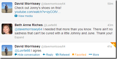 David Morrissey tweet