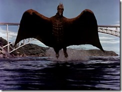Rodan Emerges from Water