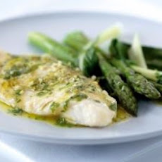 Broiled Fish Fillets with Basil Butter