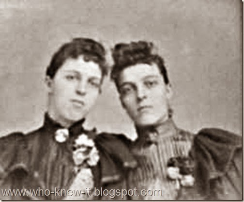 Clara and Lilly McAboy, c1890