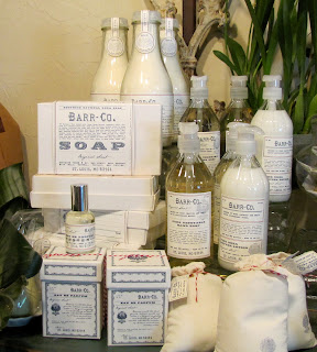 BARR Collection
3pc Bar Soap $32.00  Perfume $45.00
Bath Salt 1.25 $11.00  32oz $32.00
Lotion $30.00 Hand Soap $30.00