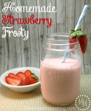 Homemade Strawberry Frosty 1