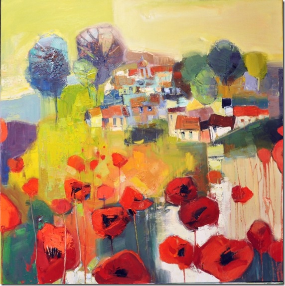 Red poppies-Iosif Derecichei-Enkaustikos Red poppies-Iosif Derecichei-Enkaustikos