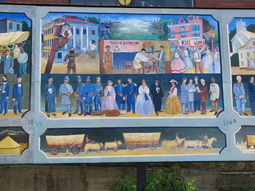 Mural at Founders Park.