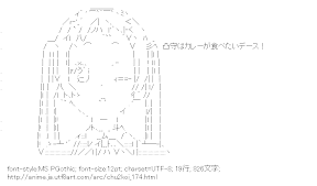 [AA]凸守早苗 ウィンク （中二病でも恋がしたい！）