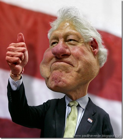 Caricatura Bill Clinton