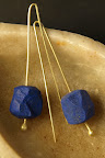 Afghani lapis lazuli and 18ct Gold earrings 340.00
