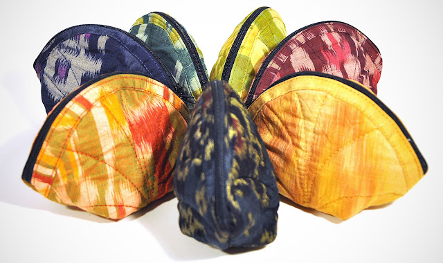 Cotton Ikat Pouch