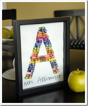 crayon shadow box teacher gift crayon shadow box teacher gift