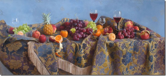 Still life with a pomegranate