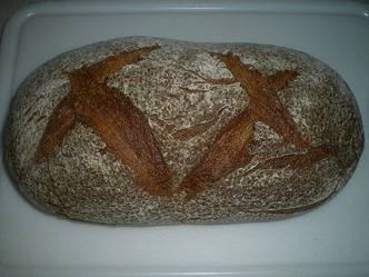 Roggenbrot-Laib_Loaf-rye-bread