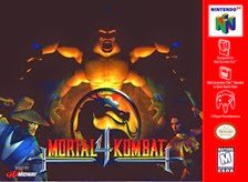 N64 Mortal Kombat 4 - Custom Cover F