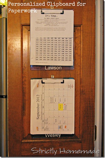 Clipboard Organized 1