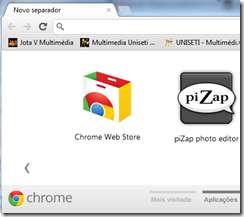 no Chrome - abrir