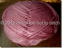 2012 Needles 8ply dusty pink