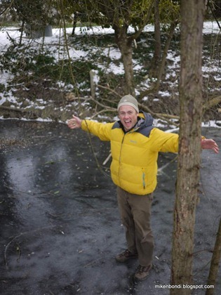 Michael sur la glace