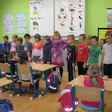Předškoláčci u prvňáčků