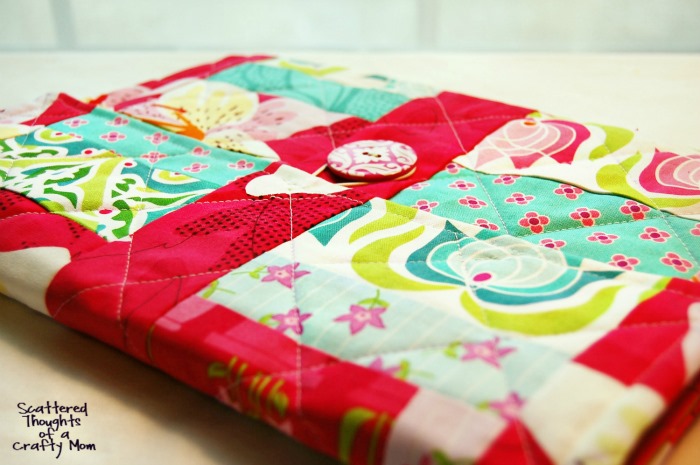 Quilted Tablet Cover Tutorial by Scattered Thoughts of a Crafty Mom