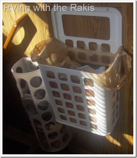 Creative storage solutions for the kitchen - from RVing with the Rakis.