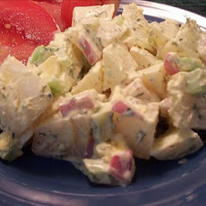 American Potato Salad With Hard-Boiled Eggs and Sweet Pickles