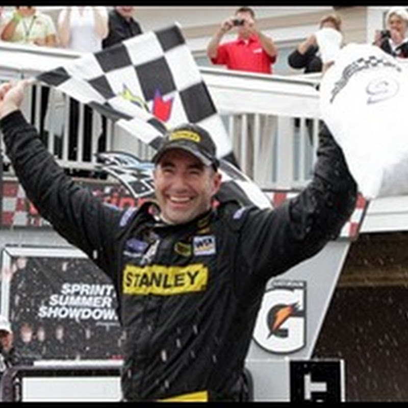 Marcos Ambrose wins his first NSCS race after wreck filled ending at The Glen