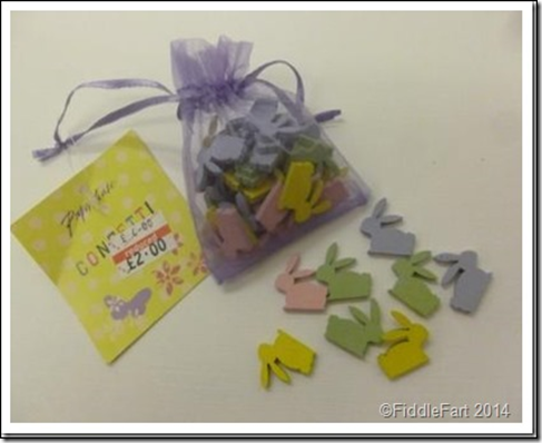 Paperchase wooden nrabbit confetti Paperchase wooden nrabbit confetti