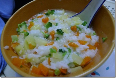 veggies congee