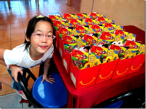 the j babies jayne turns terrific three with mcdonalds birthday party