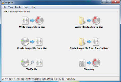 Descargar ImgBurn gratis Descargar ImgBurn gratis