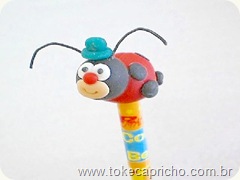Joaninha com chapéu Joaninha com chapéu