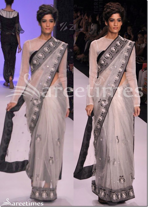 Farah_Firdos_White_Saree