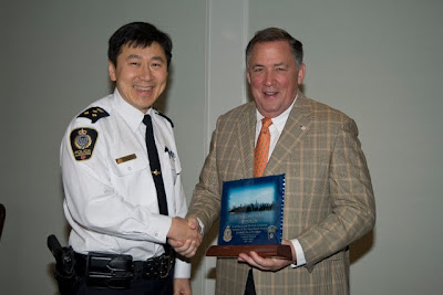 First Chief's Circle Member Peter Brown with Chief Chu