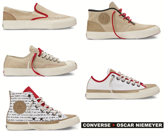 CONVERSE lança tênis All Star + Oscar Niemeyer. tenis converse allstar oscar niemeyer